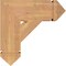 Ekena Millwork Traditional Arts & Crafts Smooth Bracket, Western Red Cedar, 5 1/2"W x 18"D x 18"H BKT06X18X18TRA03SWR - alternate 2
